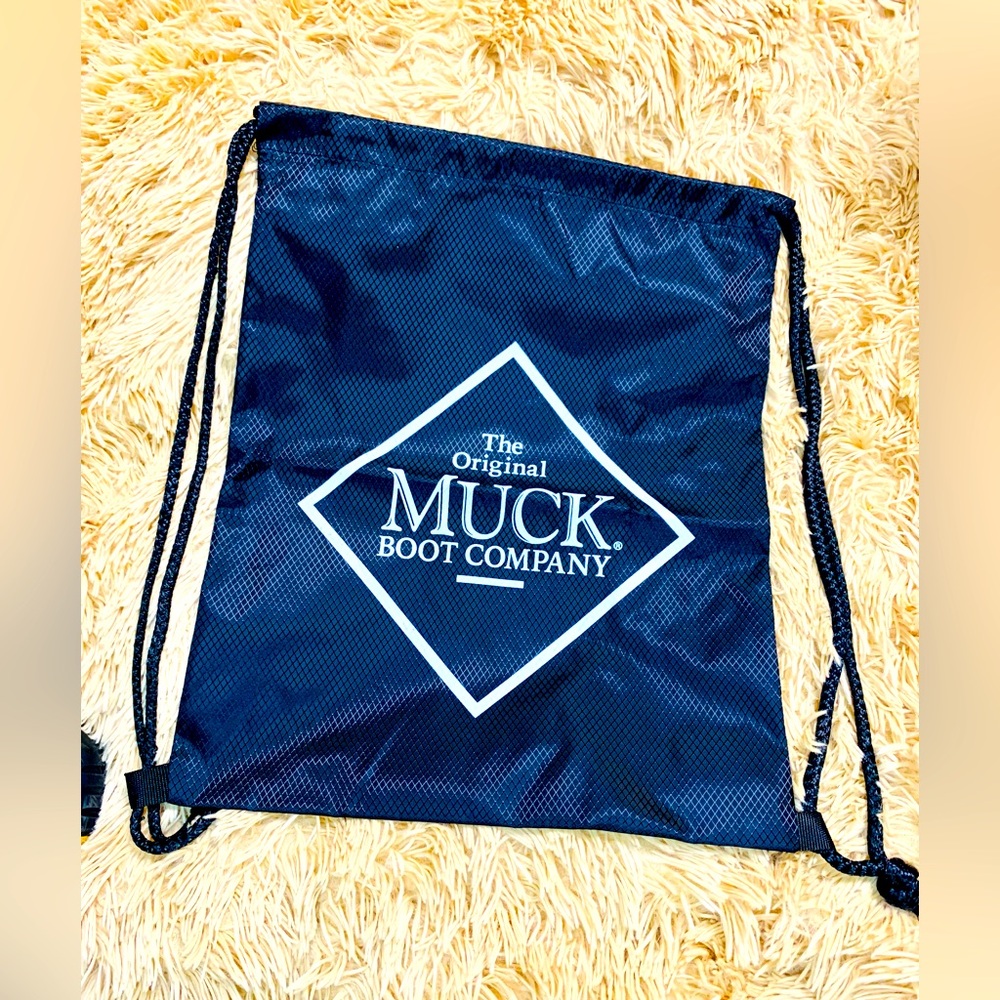 Muck Boot Black Drawstring Bag outdoor athletic